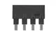 Jumper Along 1x4 black 16A