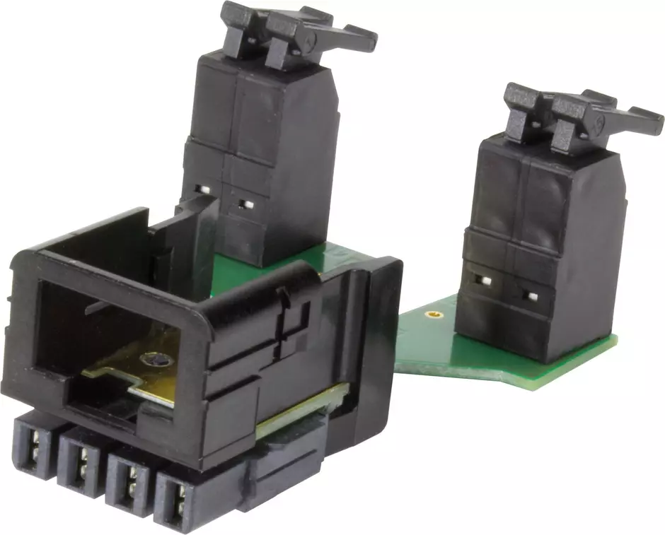 Han3A RJ45 Hybrid PFT insert Cat.6, 8+4p