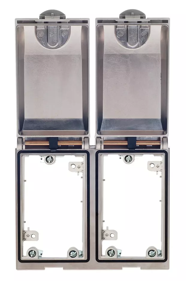 Double Frame, Ni plated, metal cover