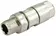 M12 Crimp Slim Design 4pol D-coded male