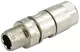 M12 Crimp Slim Design 4pol D-coded male