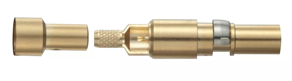 Han-Modular coax F-contact 75Ohm (RG179)