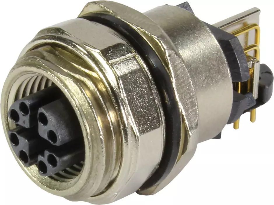 M12 CAT6a Bu gewinkelt HWM