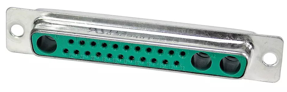 D-SUB M 25W3 STR FE SCUP TH PL3