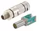 preLink M12 plug X-coded 8-pole Cat.6A