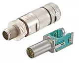 preLink M12 plug X-coded 8-pole Cat.6A
