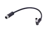 M12 S-cod 3+PE st/an f/m PUR 1.0m