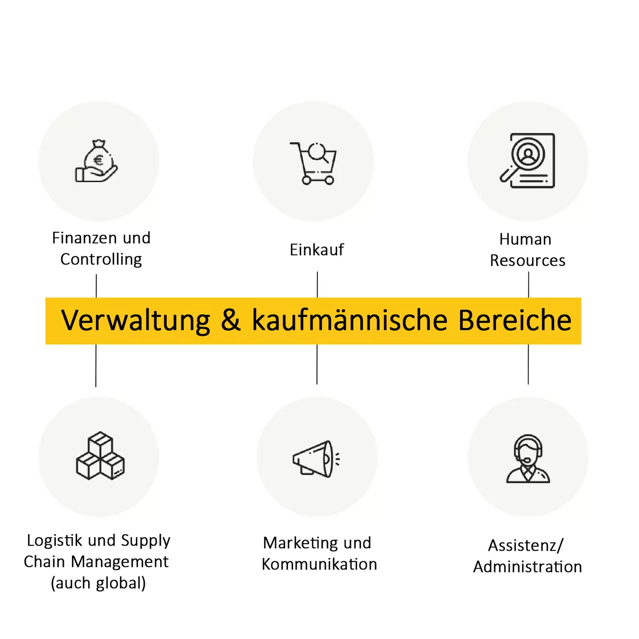 Verwaltung und kaufmännische Berufe