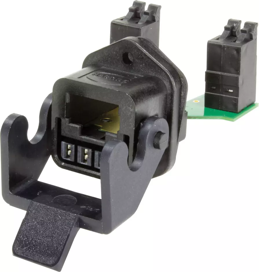 Han 3A RJ45 Hybrid PFT plastic