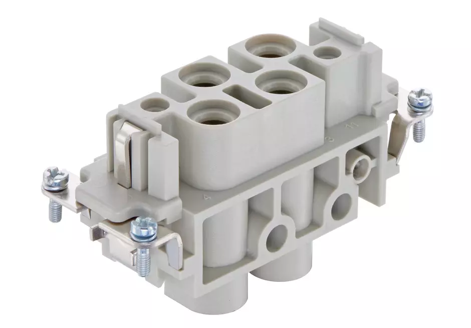 Han K 4/0 Pin Female Insert 4 80 Amp Con
