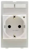 Plug socket module Germany w. LED (VDE)