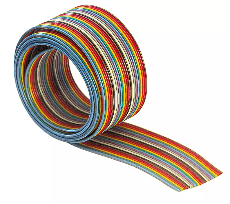 SEK CAB FLAT COLOR AWG28 20P 30,48M