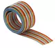 SEK CAB FLAT COLOR AWG28 20P 30,48M