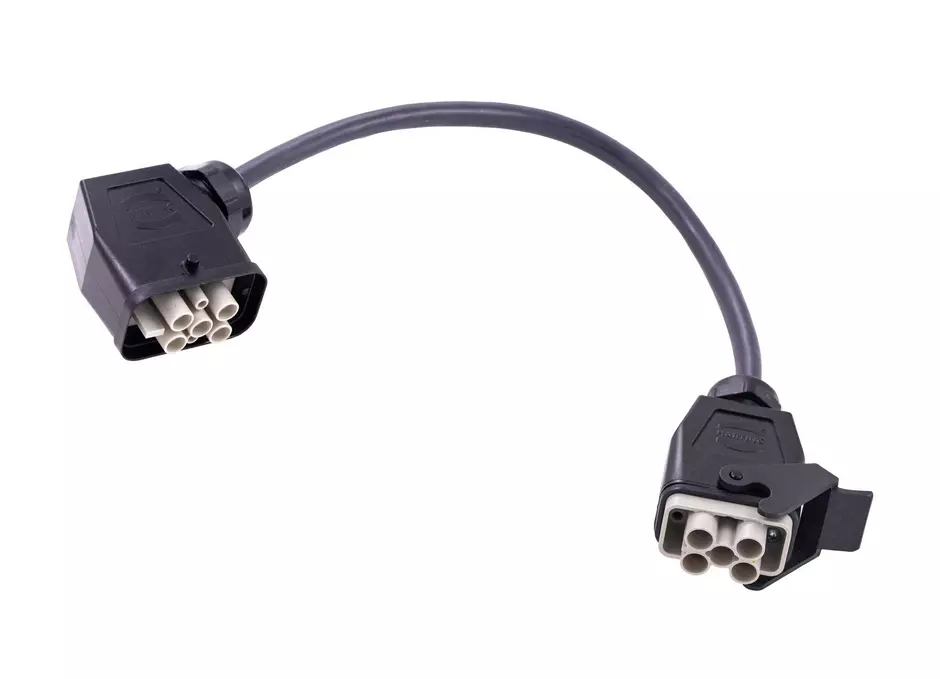 Pwr cbl Q4/2 M/F 4G2,5 1.5m BK