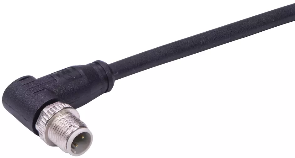 M12 D-cod 4-pol an/- m/- Rail 3,5m
