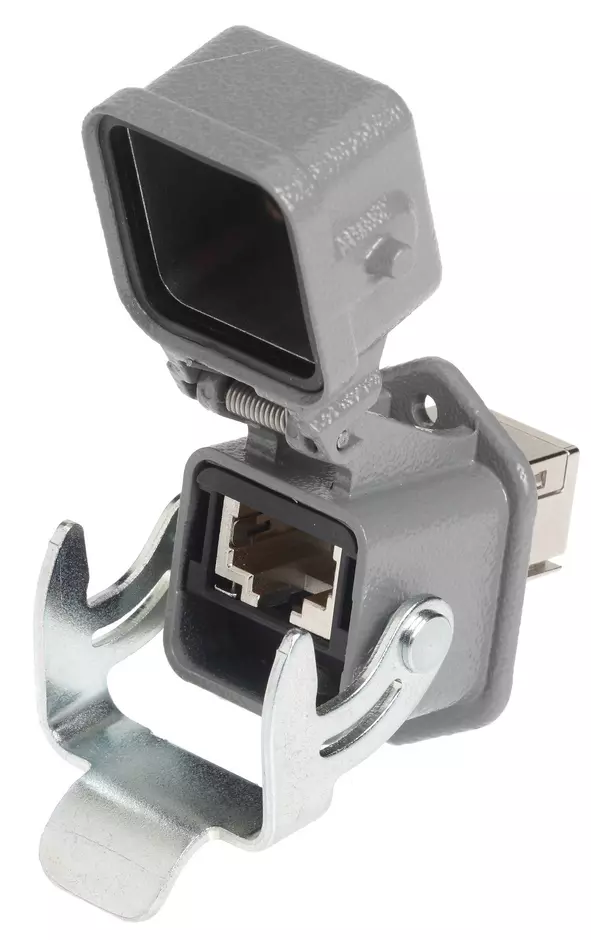 Han3A RJ45 10G Cat6A PFT 8p with cover
