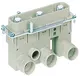 Han K 3/0 Pos. male Insert Screw Term.