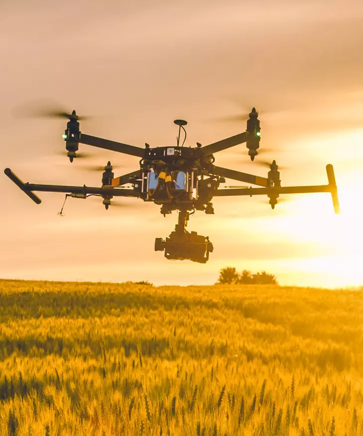 Industrial drones and quadcopters benefit from pluggable drone arms