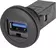 har-port USB 3.0 A-A PFT black