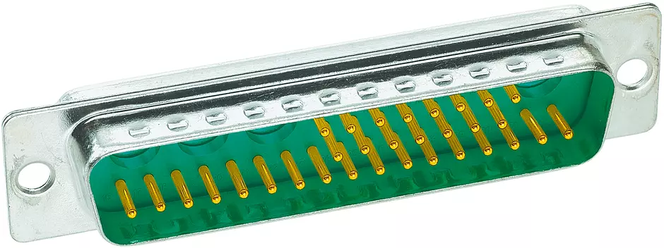 D-SUB M 43W2 STR MA SCUP TH PL3
