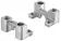 Screw adapter f. bulkhead mounting
