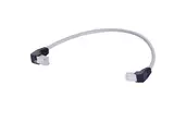 RJ45 Eco-I 90°-D U/FTP Cat.6A LSZH 0.5m