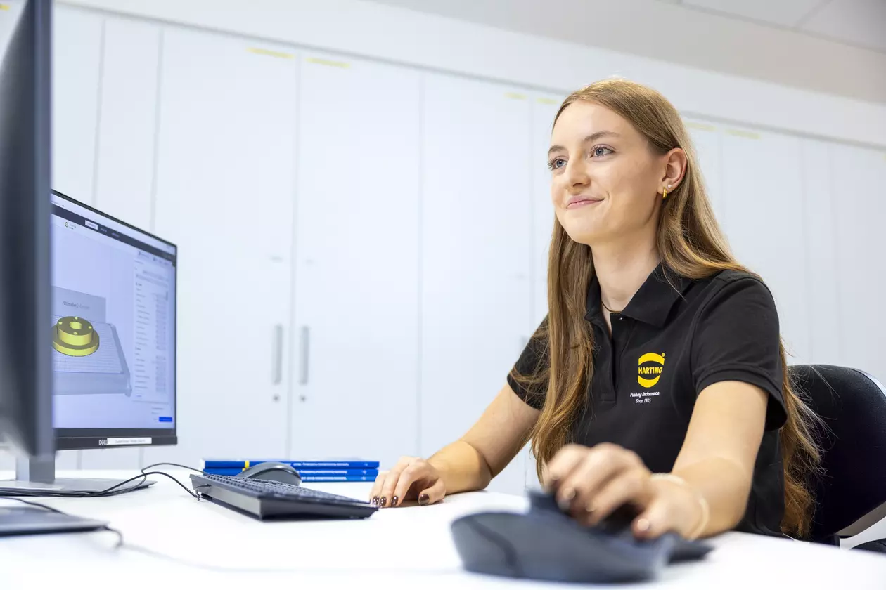 Mia wird Technische Produktdesignerin