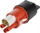 PCB-adapter w 2P female + PE + 4D male
