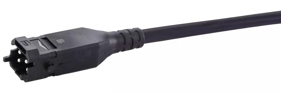 Han 1A OM 3+PE +latch m/- PUR 1m