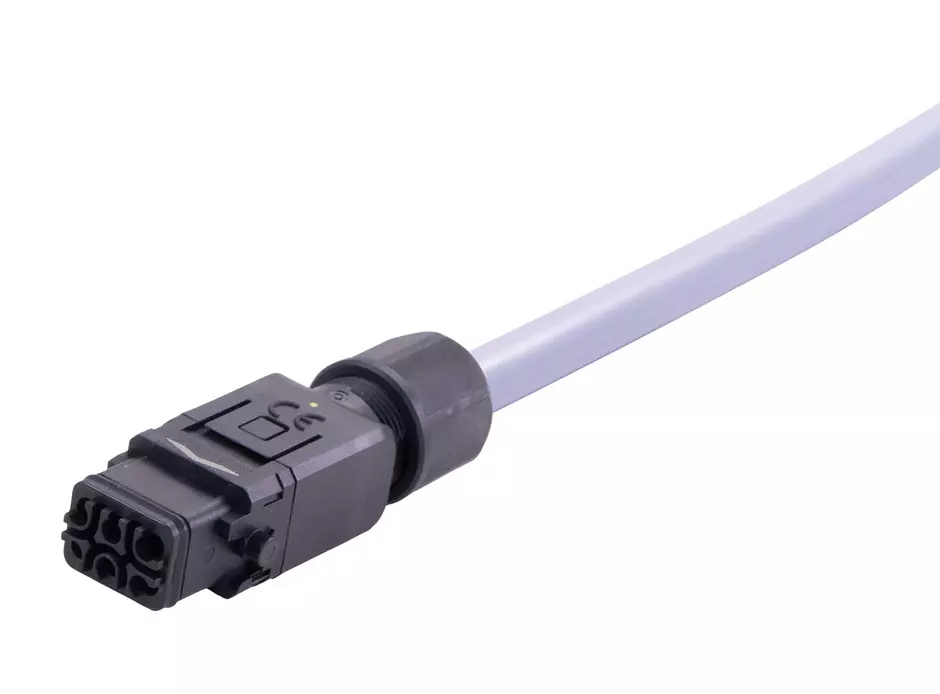 Han1A CA 5+PE -lever f/- PVC 1m