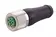M12 K 4+PE female straight overmolded