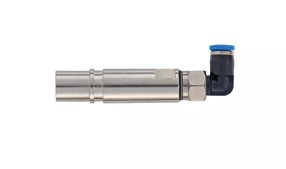 Pneum. contact metal OD3mm female angled