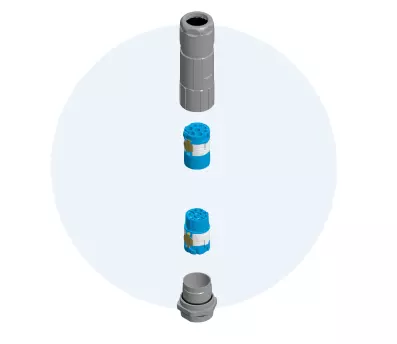 circular connector configuration