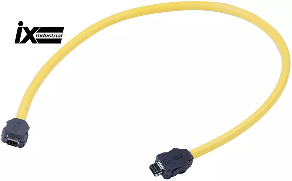 ix Industrial, PVC cable assy, 0.3m