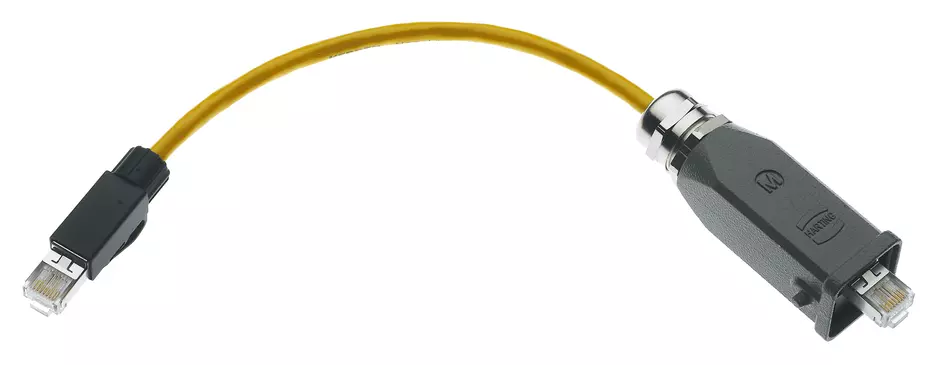 RJI RJ45 Han3A met. CAT6 PVC 0.5m