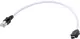 ix Ind. - DB RJ45 Cat.6A FRNC white 0,5m
