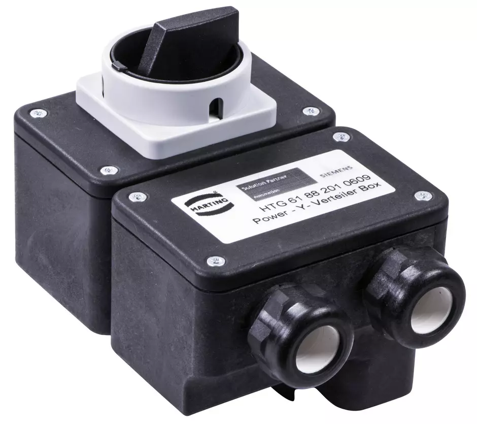 Han Q4/2 Y-Junction w. Switch w. IO