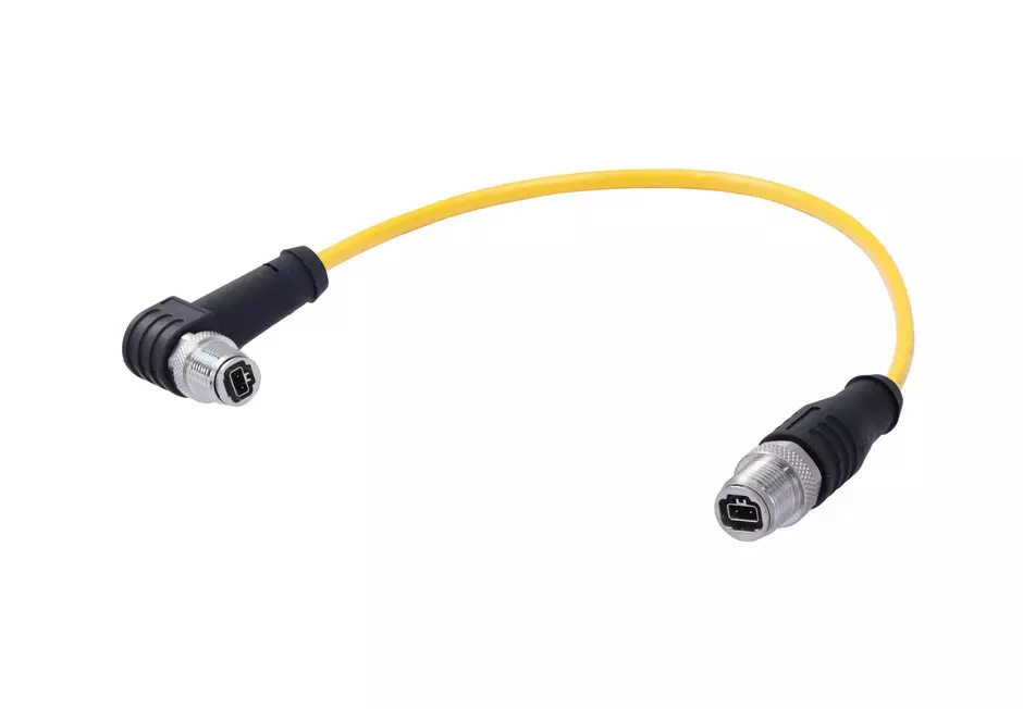SPE M12 an up - st 2xAWG22/7 PUR 0.3m