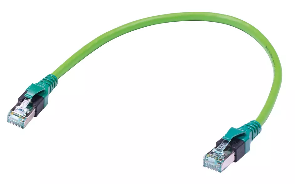 RJI DB Cat6a Cable Assy green PUR 11m