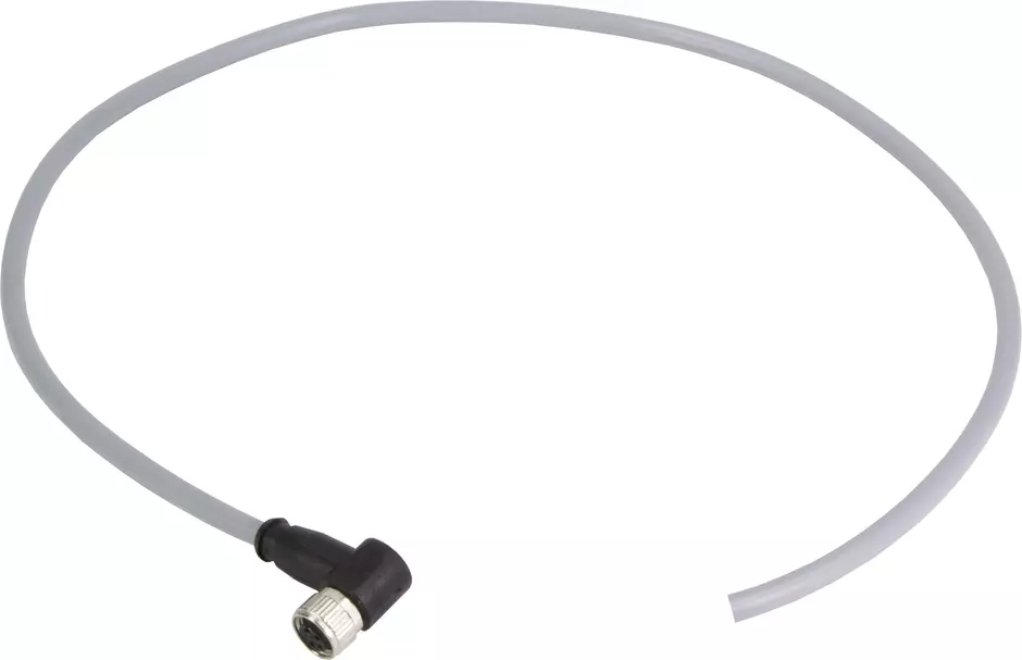 M8 Cable Assembly 4-poles an/- f/- 0,5m