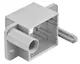 Docking frame for 2 modules, fixed mount