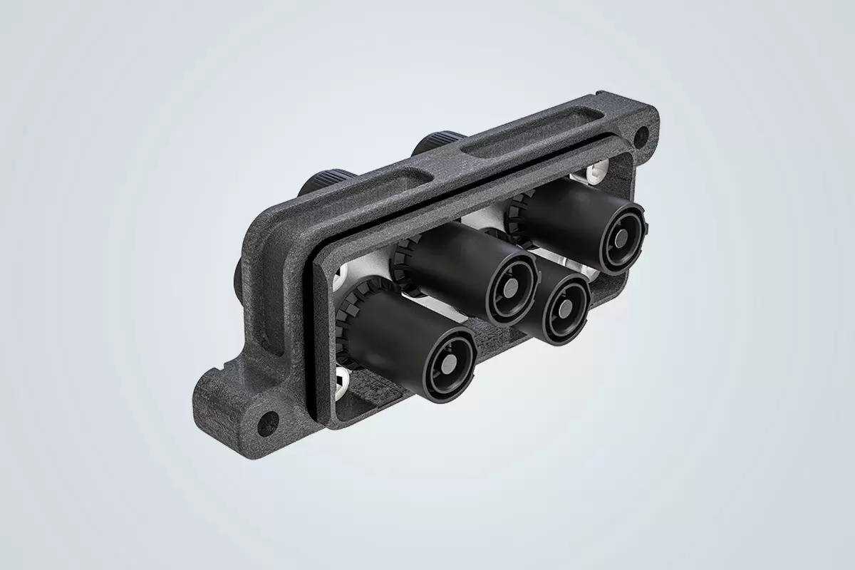 Safe installation: Han® HC DoubleContact with finger protection