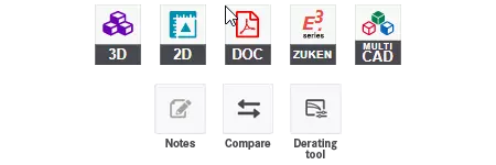 Engineering data icons