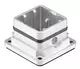 Han-Yellock 10 bulkhead mount housing