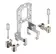 Grip frame wide Han 6B screw adapter