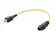 PP RJ45 OV, PP cable Hood,0,3m, 26/7,PUR