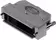 D-Sub 50P metpl hood 1str-ent kn M2.6 l