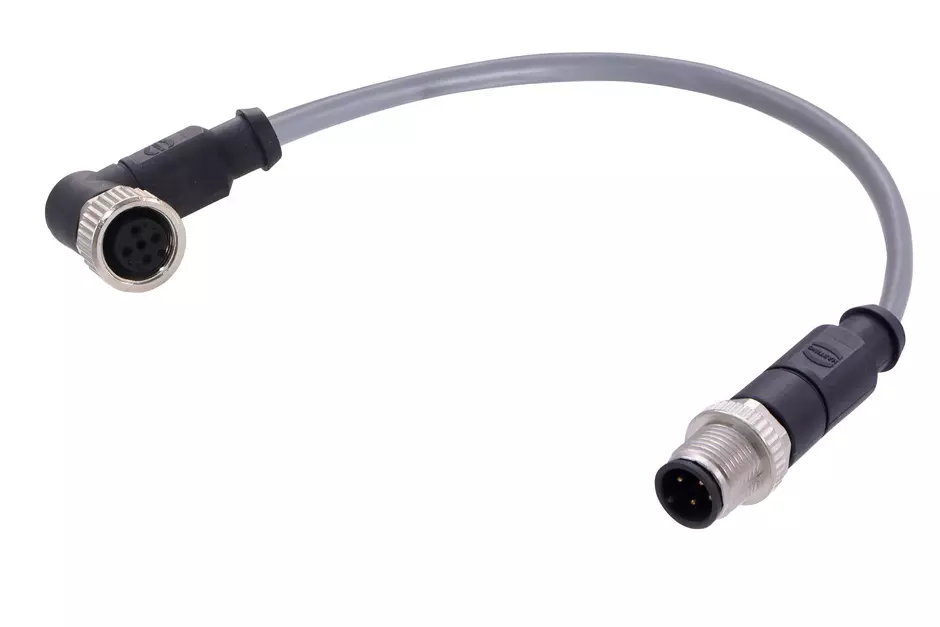 M12 A-cod 4-pol st /an m /f PVC 2.00m