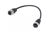 7/8 Cable Assembly 4-pole st/st f/m 0,3m