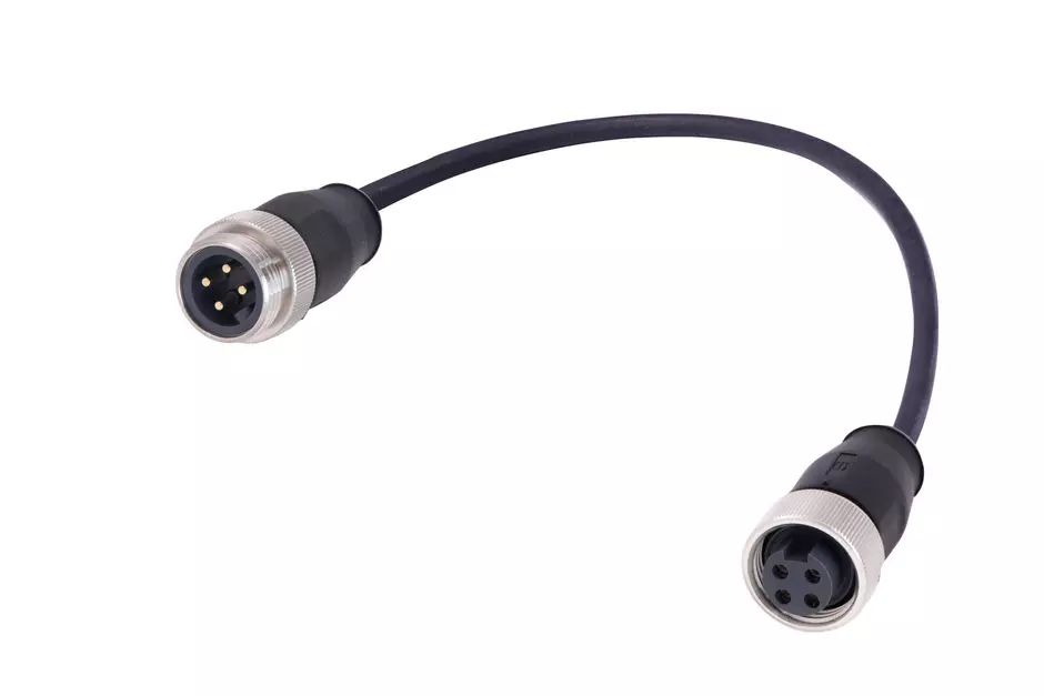 7/8 Cable Assembly 4-pole st/st f/m 0,3m